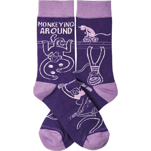 Monkeying Around Themed Comfy Socks With $195+ Order